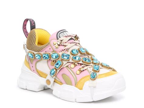 gucci platforms sneakers with jewels